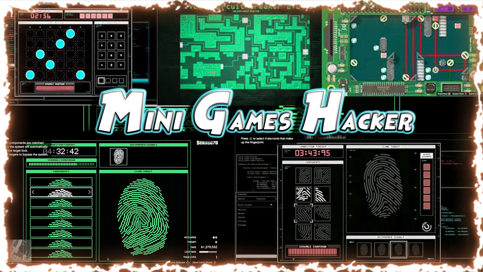 Mini Games Hacker Script for Yim For GTA V 1.70 Agents of Sabotage DLC (Fleeca,CasinoHeists,CayoHeists,Doomsday Missions)