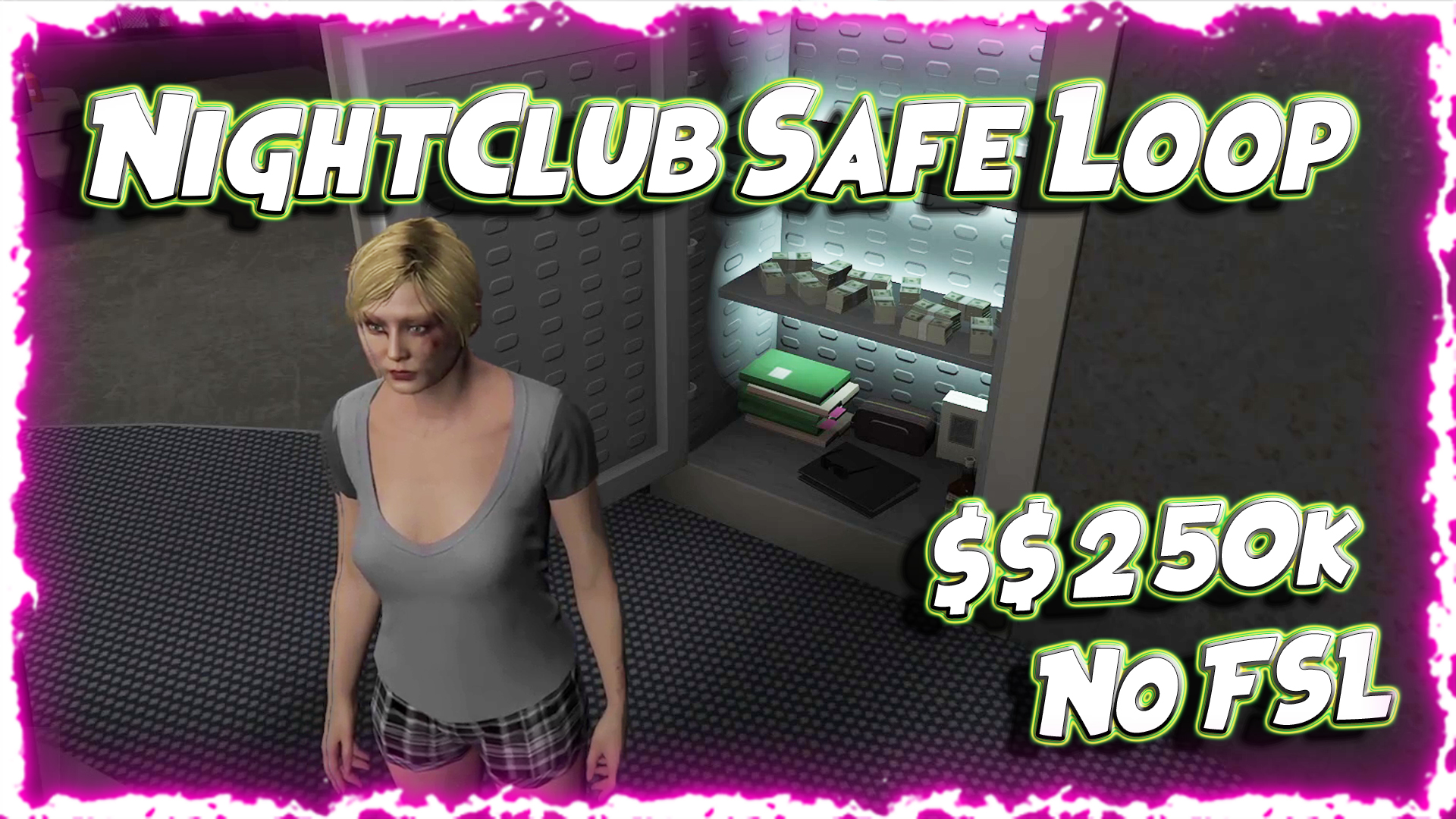 Yimv2 NightClub Safe Loop 250K / 2 Sec for Enhanced GTA 5 No FSL Save Directly in Cloud Servers